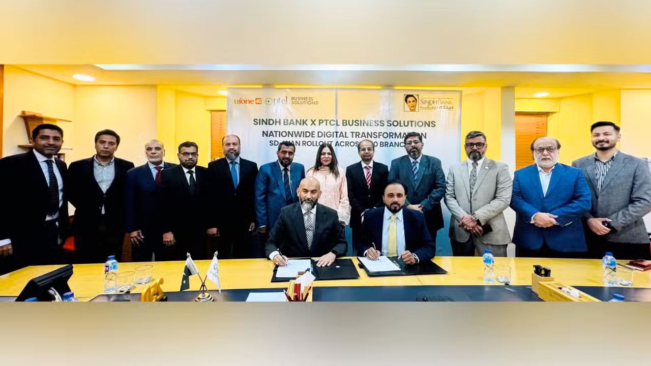 PTCL and Sindh Bank Join Forces to Power 330 Branches with Smart SD-WAN Connectivity Across Pakistan
