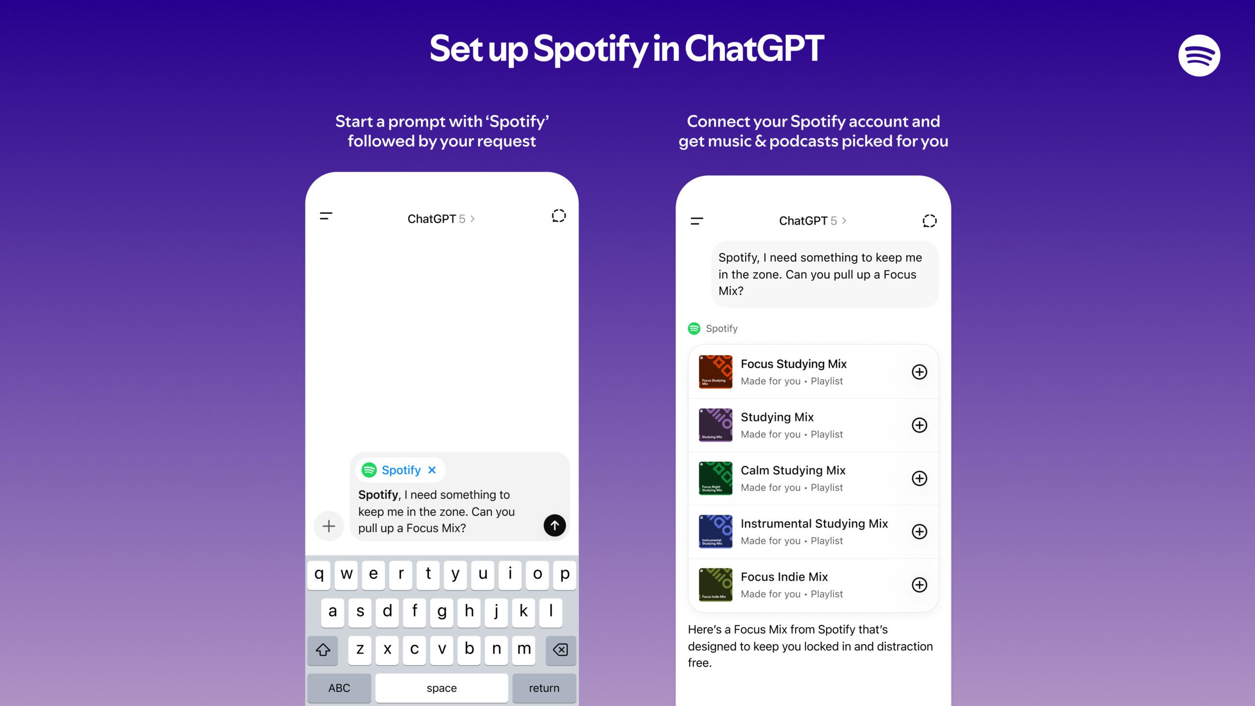 Spotify Now in ChatGPT, Turning Your Prompts into Personalized Picks