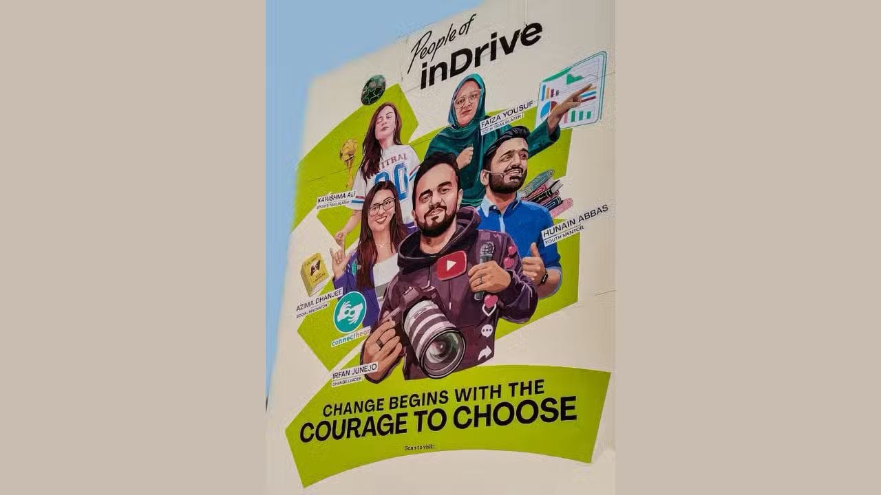 inDrive Launches “People of inDrive” Mural Celebrating Pakistan’s Changemakers