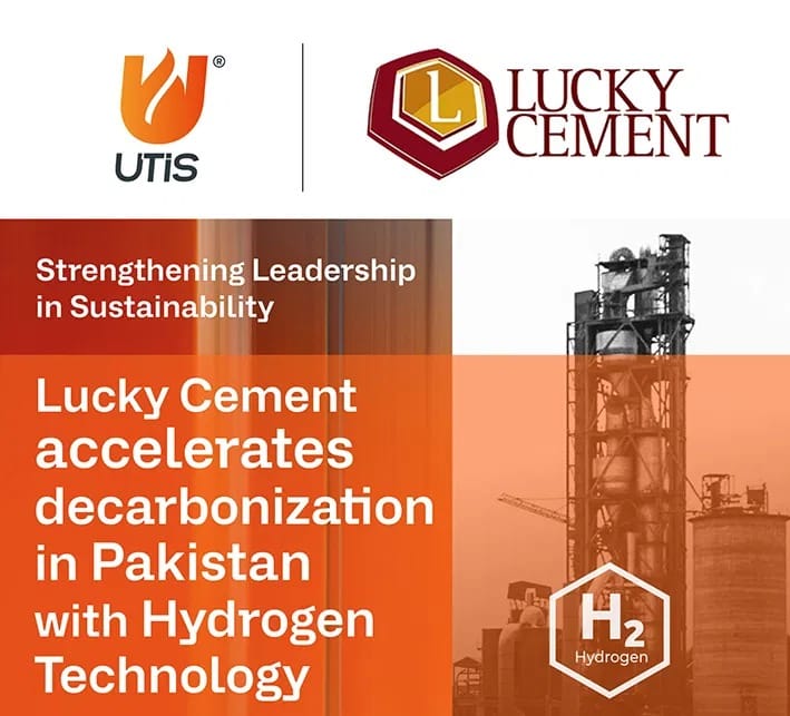 UTIS and Lucky Cement Partner to Deploy Advanced UC3 Decarbonisation Technology, Pioneering Green Cement Production in Pakistan