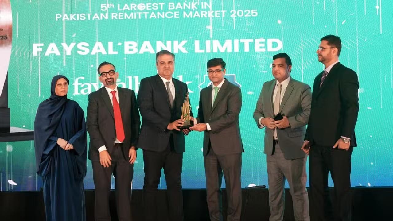 Faysal Bank Ranked Among Top 5 Banks in Pakistan's Remittance Market for 2025