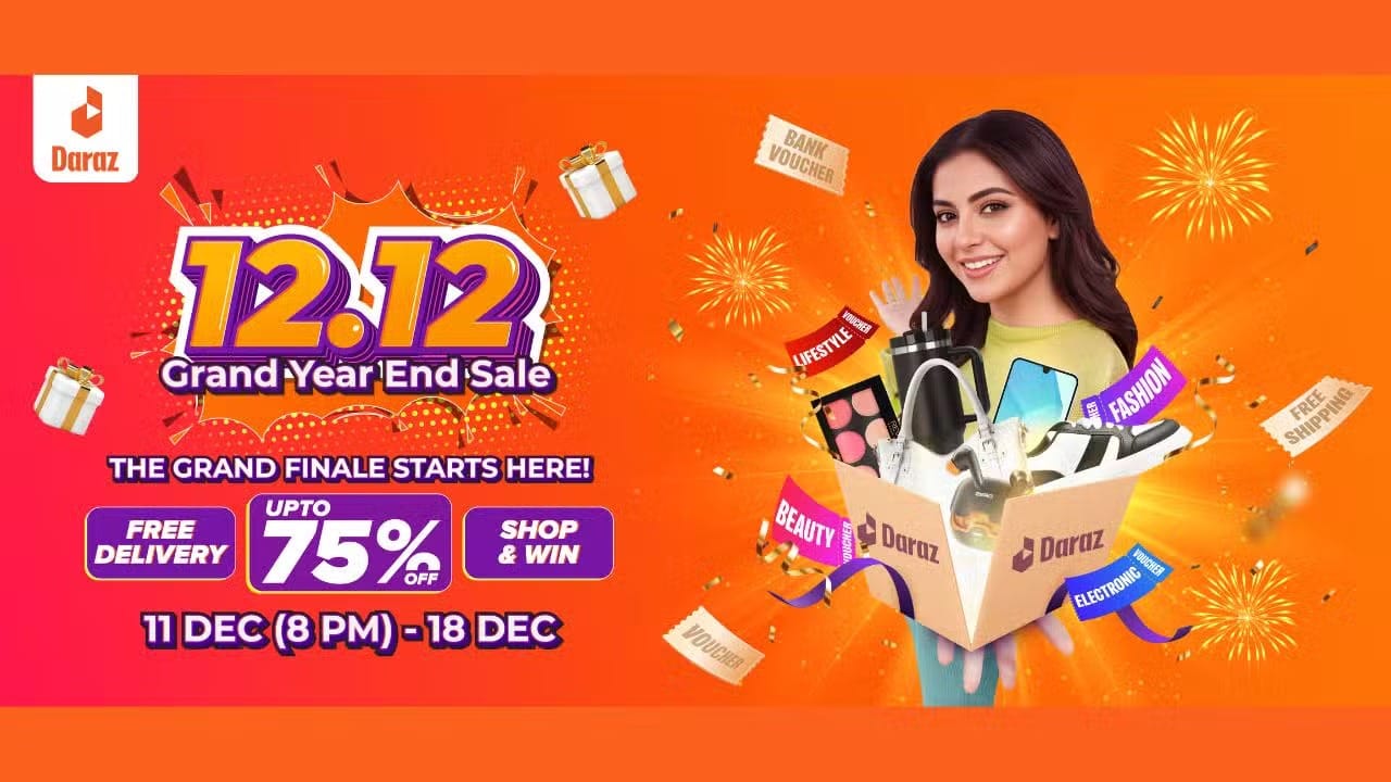 Daraz Pakistan Wraps Up 2025 with Spectacular 12.12 Grand Year-End Sale and Unbeatable Savings