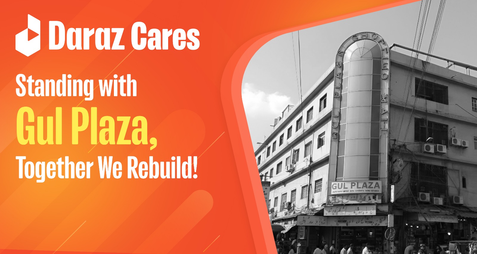 Daraz Pakistan announces a dedicated support initiative for sellers affected by the Gul Plaza tragedy