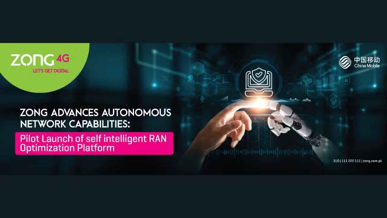 Zong Advances Autonomous Network Capabilities with Pilot Launch of Self-Intelligent RAN Optimization Platform