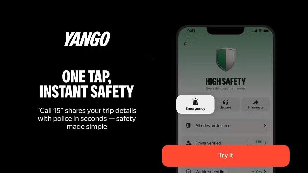 A First for Pakistan's Ride-Hailing Sector: Yango Integrates Real-Time 15 Police Helpline & Emergency Services with PSCA