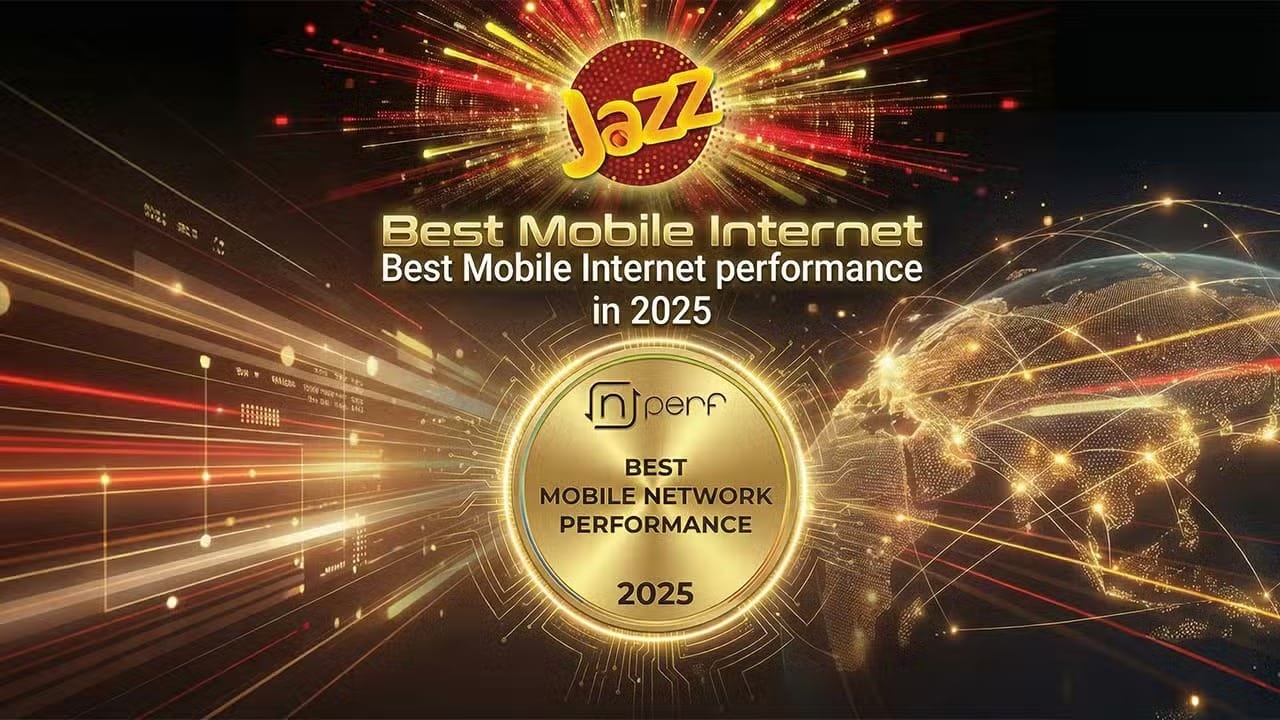 Jazz Delivers Pakistan’s Best Mobile Internet Experience in 2025, nPerf Barometer Confirms