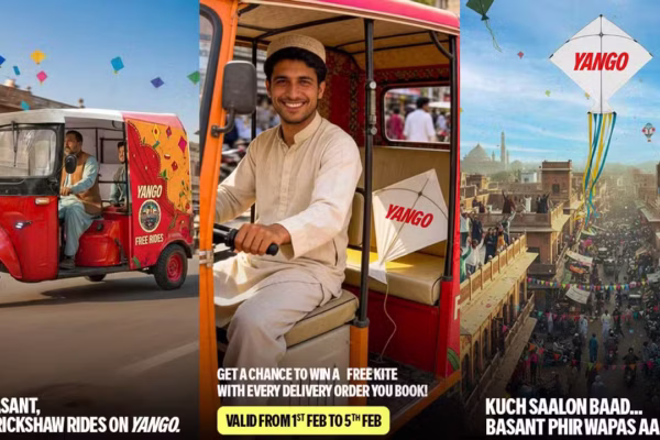 Yango Pakistan Paints Lahore in Colour with Free Rickshaw Rides & Deliveries for Basant