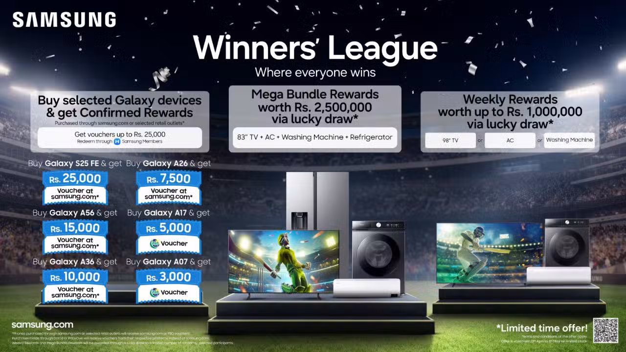 Samsung Launches 'Winners League' Campaign Where Everyone Wins This Season